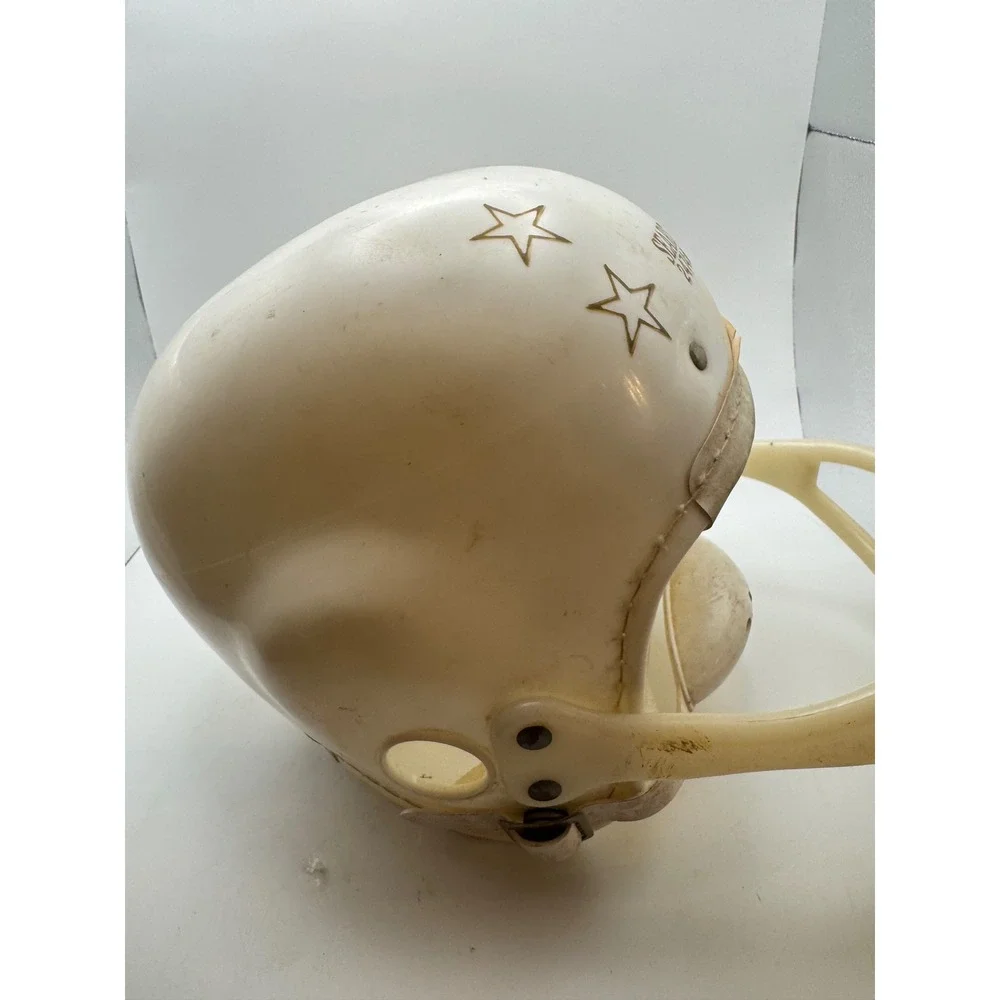 Vintage Sears 2474 M Youth Football Helmet Stars Face Guard‎ shoulder Pads